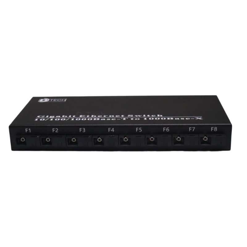 Media converter switch 1G-8SC-2RJ45